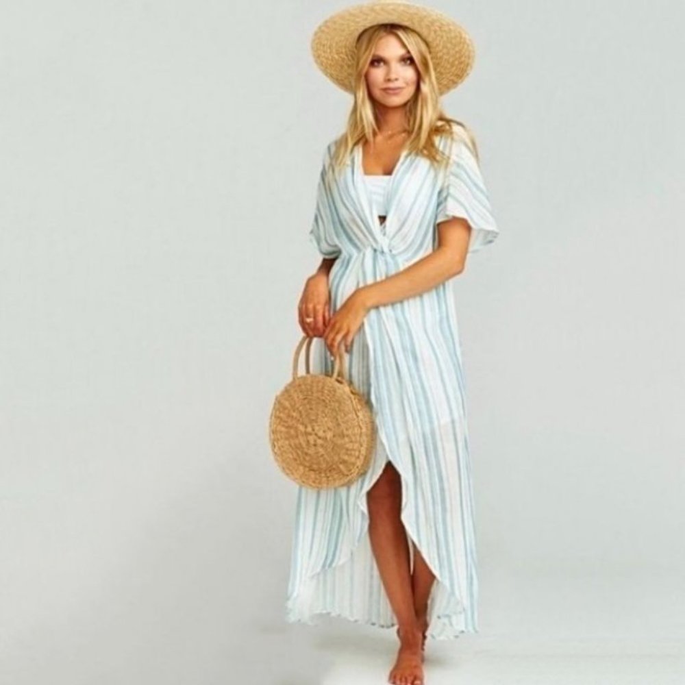 Show Me Your Mumu Get Twisted Maxi Dress NWT SZ XS